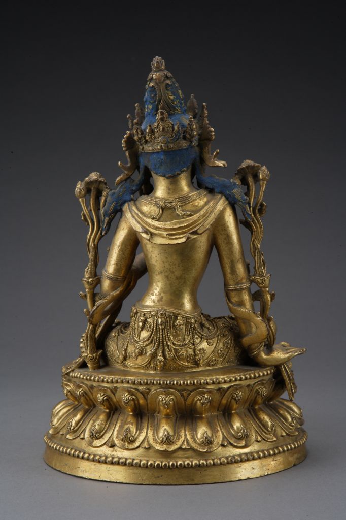 图片[2]-Bronze gilded statue of Guanyin Bodhisattva-China Archive